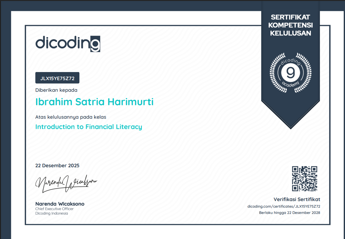 Certificate One